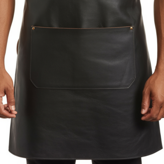 Blackish Steel Vow Blacksmith Leather Apron