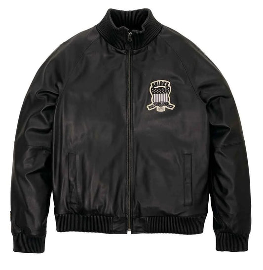 Avirex Apex Men’s Leather Track Pursuit Jacket