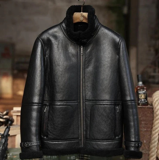 Men's Blackhawk B3 RAF Shearling Leather Jacket