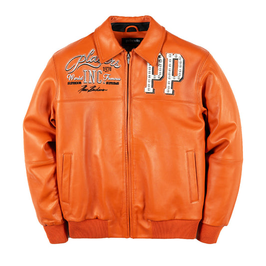 Men Players-Style Genuine Leather Jacket – Pelle Pelle Inspired | Leather Elites