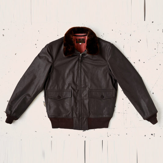 M-422A Flight Jacket for Men in Genuine Leather – Bomber Design | Leather Elites