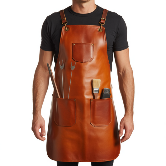Bark Edge Ignite Leather Apron