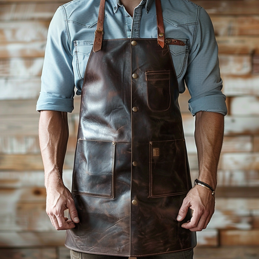Leather Elites Blaze Craft Blacksmith Genuine Leather Apron