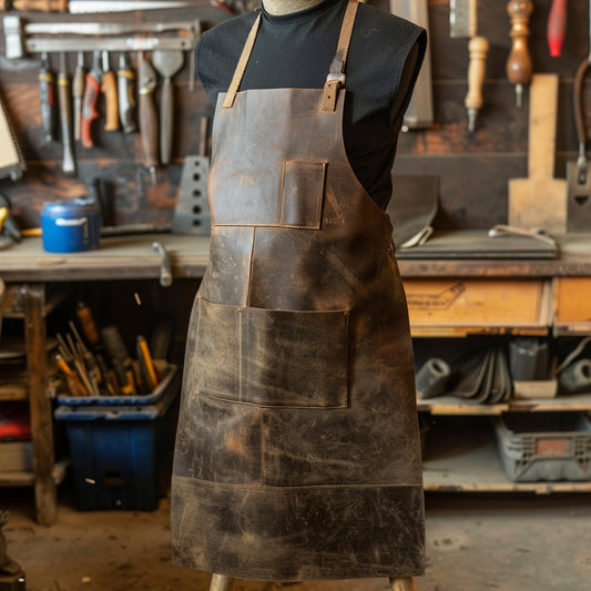 Leather Elites Iron Shield Welders Genuine Leather Apron