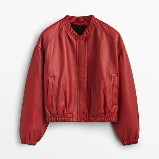 Women's B3 RAF Aviator Leather Bomber Jacket