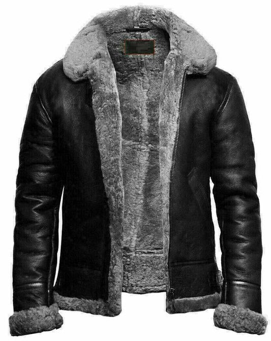Men's Arctic B3 RAF Shearling Leather Jacket
