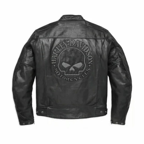 Harley-Davidson Midnight Rider’s Skull Leather Jacket