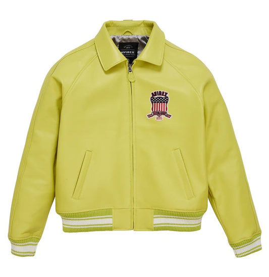 Avirex Limeaide Icon Leather Jacket