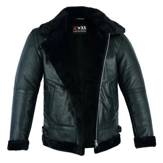 Men's Midnight B3 RAF Shearling Bomber Jacket