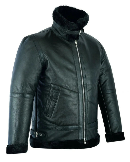 Men's Midnight B3 RAF Shearling Bomber Jacket