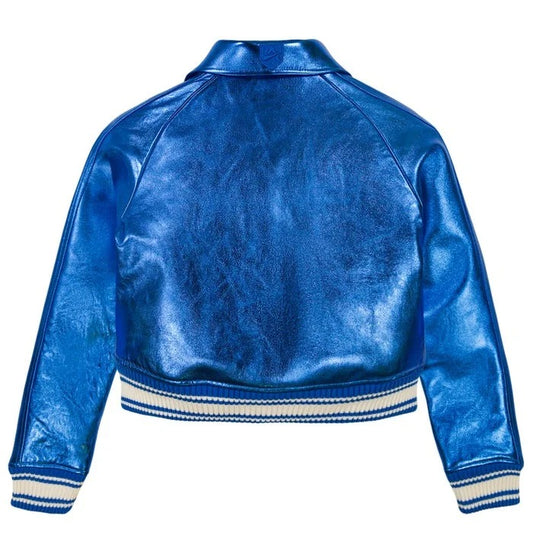 Avirex Limited Edition Cropped Metallic Bomber Jacket