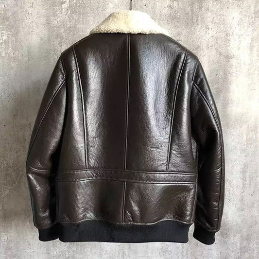 Men's Heritage B3 Shearling Flight Bomber Jacket