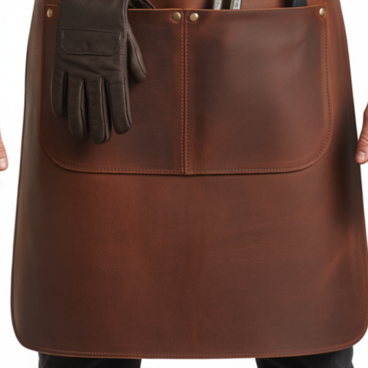 Ash Knife Roar BBQ Leather Apron