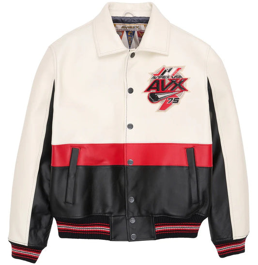 Red Blades Avirex Leather Jacket