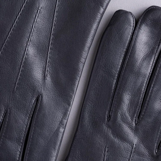 New Women Becky Classic Leather Gloves in Black