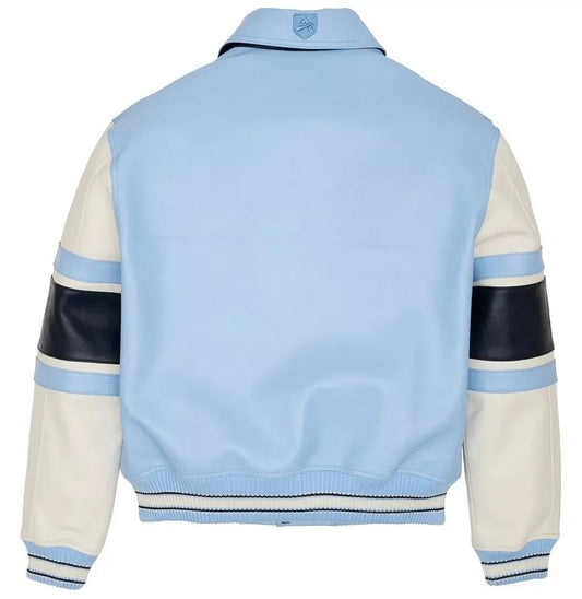 Men’s Avirex Legend Blue Bomber Leather Jacket