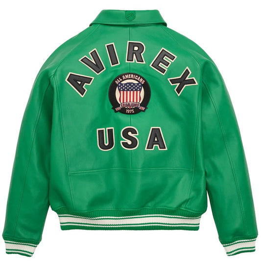 Avirex Jelly Bean Icon Leather Jacket