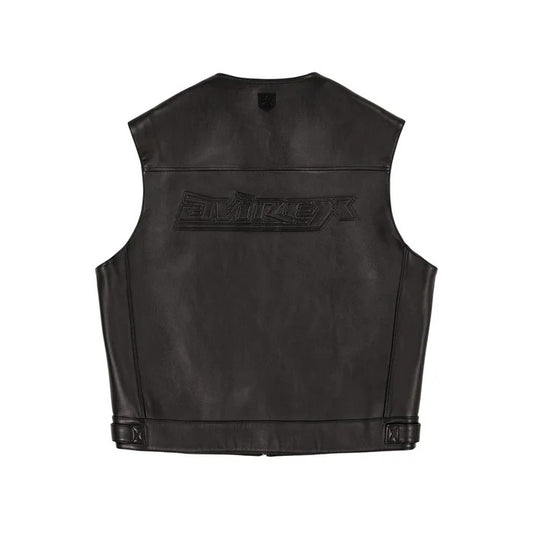 Men’s Avirex Rides Leather Vest