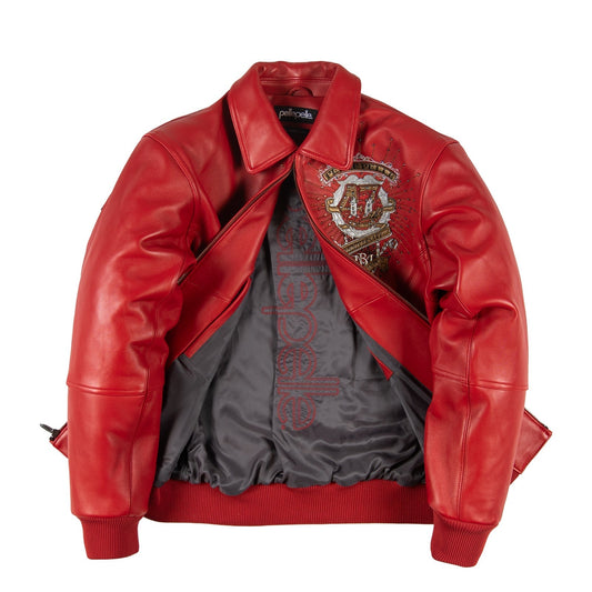 Men Limited Red Leather Jacket – 47th Anniversary Edition Inspired Style