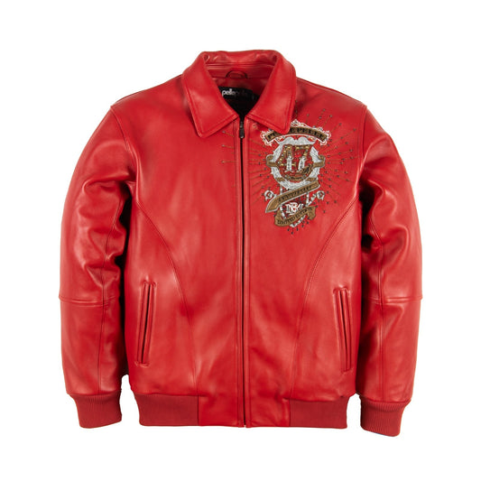 Men Limited Red Leather Jacket – 47th Anniversary Edition Inspired Style