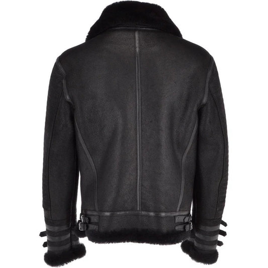 Men's Raven B3 Aviator Shearling Leather Jacket