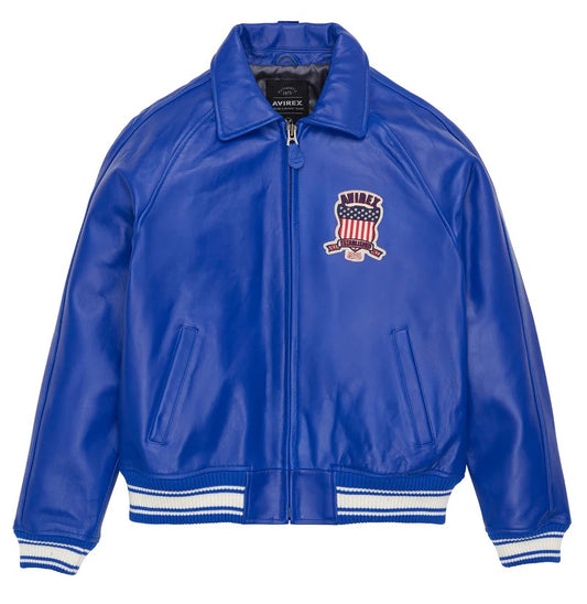 Avirex Cobalt Icon Leather Jacket