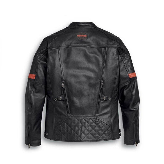 Harley-Davidson Men’s Triple Vent System Trostel Leather Jacket