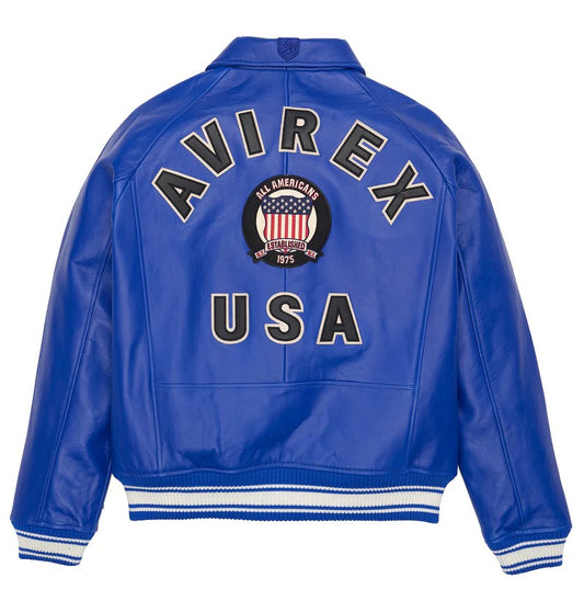 Avirex Cobalt Icon Leather Jacket
