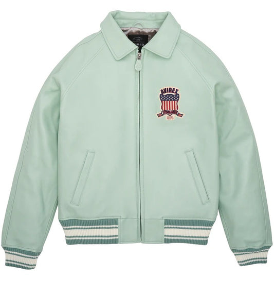 Avirex Seafoam Icon Leather Jacket
