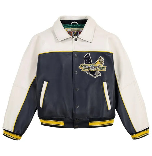 Men’s Avirex Soccer Leather Bomber Jacket