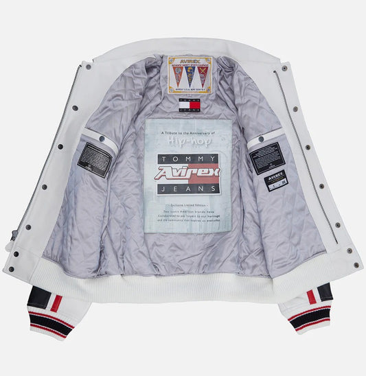 Tommy Jeans X Avirex Leather Jacket