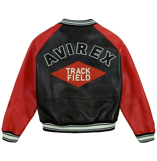 Avirex Track & Field Varsity Leather Jacket