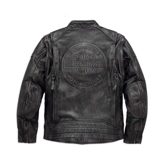 Harley-Davidson Men’s Dauntless Convertible Leather Jacket