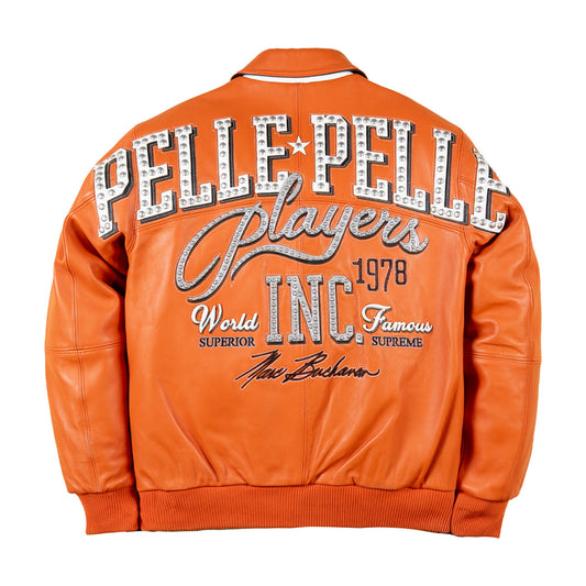 Men Players-Style Genuine Leather Jacket – Pelle Pelle Inspired | Leather Elites