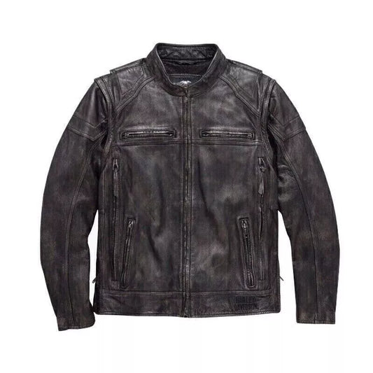 Harley Davidson Men’s Dauntless Convertible 2 in 1 Jacket