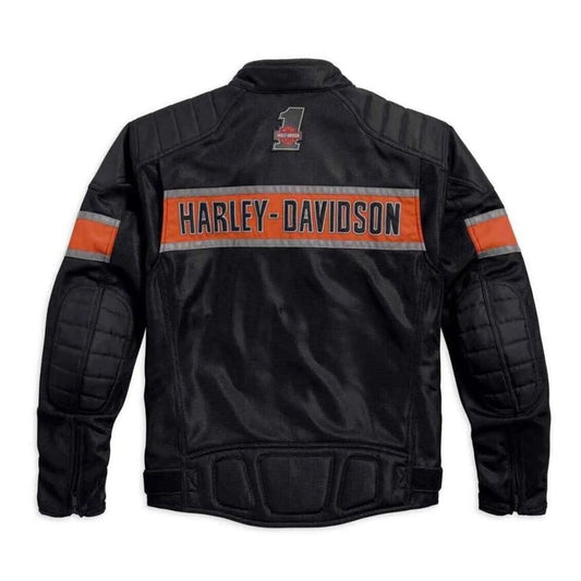 Harley Davidson Men’s Trenton Mesh Riding Jacket - Leather Elites
