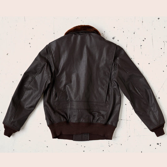 M-422A Flight Jacket for Men in Genuine Leather – Bomber Design | Leather Elites