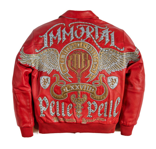 Men Immortal-Style Genuine Leather Jacket – Pelle Pelle Inspired | Leather Elites