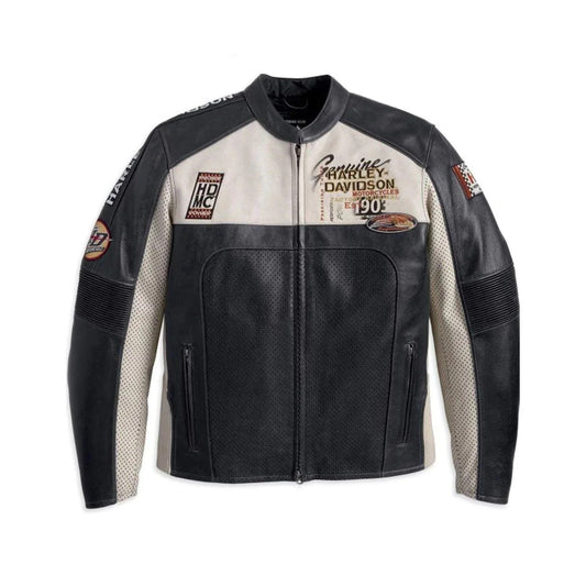 Harley Davidson Men’s Regulator Perforated Leather Jacket