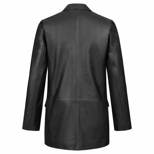 Cora Astonish Black Women Leather Blazer