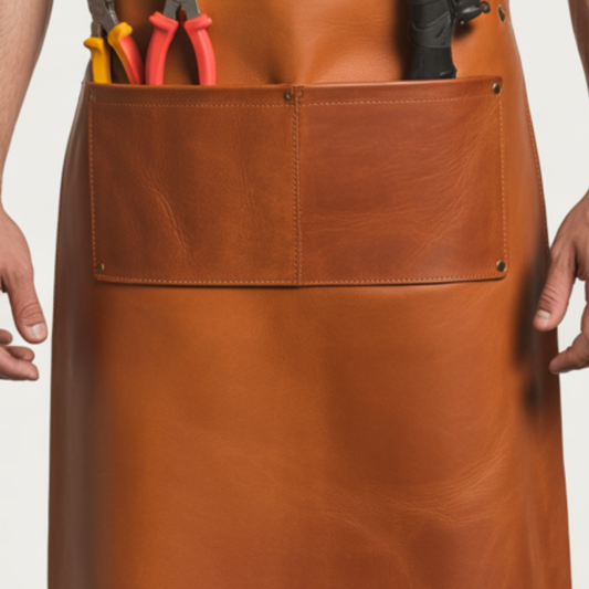 Dusty Brown Welding Leather Apron