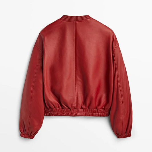 Women's B3 RAF Aviator Leather Bomber Jacket