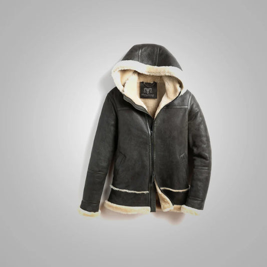 Women's Black B3 Flying RAF Leather Aviator Jacket